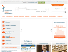 Tablet Screenshot of ccfundacions.cat